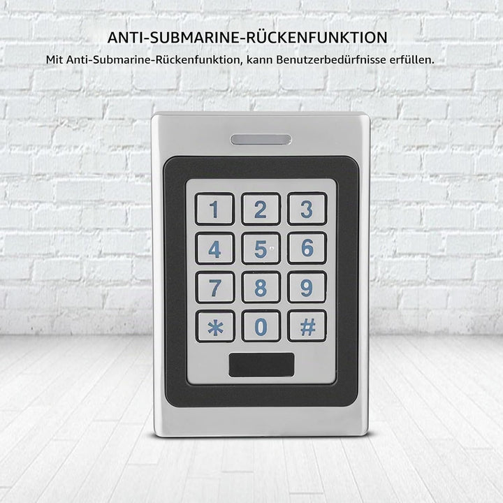 ASHATA RFID Türöffner Codeschloss, wasserdichte Tür Zutrittskontrollsystem Access Control System,RFI