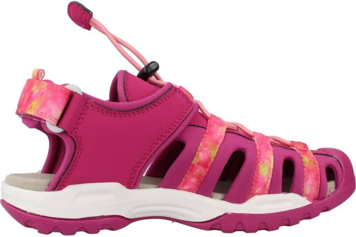 Geox Mädchen J Borealis Girl Sandal, 27 EU Cyclamen