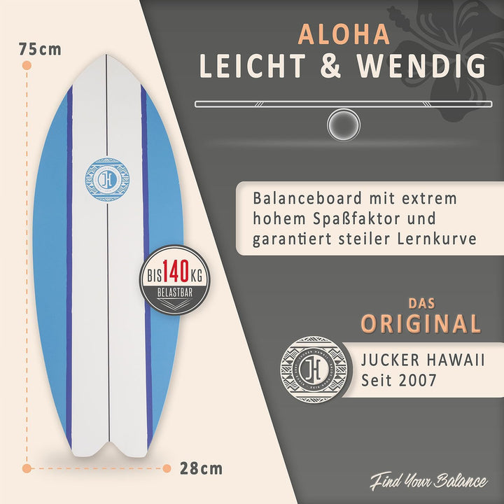 JUCKER HAWAII Balance Boards – Profi-Balanceboards seit 2007 – Made in Germany aus 11 Schichten Birk