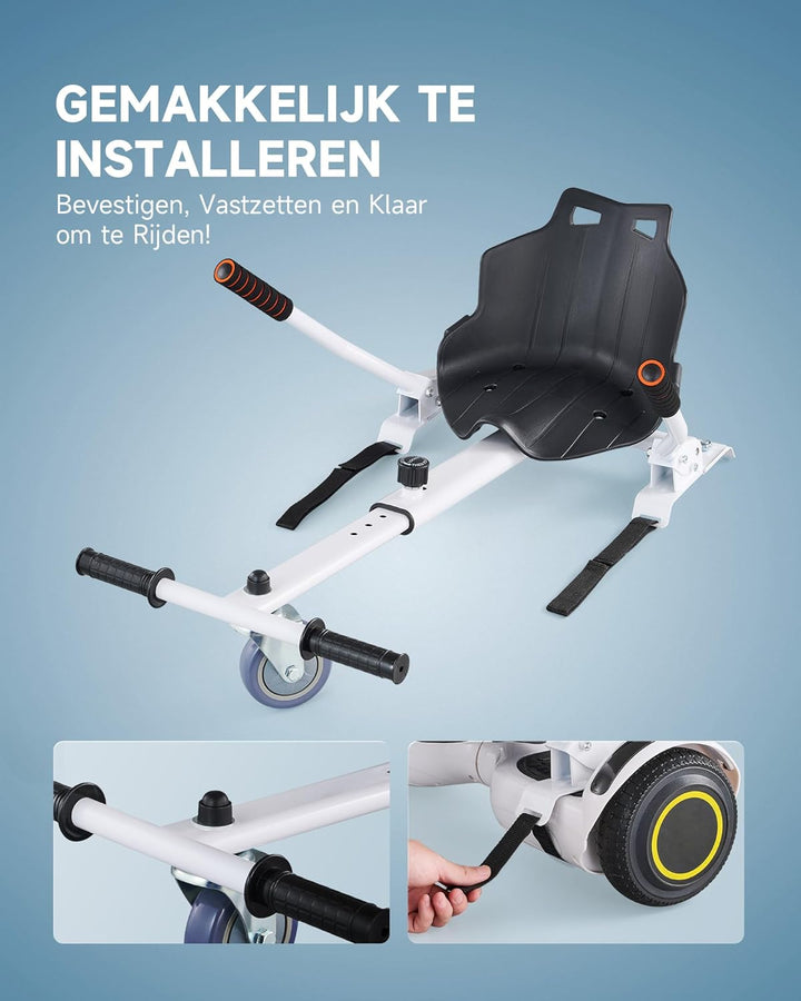 CO-Z Hoverboard Sitz Hoverkart Gokart Sitz für 6,5 Zoll 8,5 und 10 Zoll Hoverboards Sitzscooter Sitz