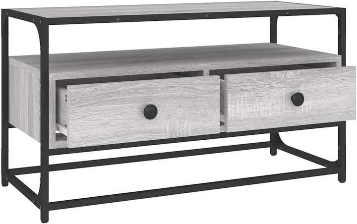 vidaXL TV Schrank, Fernsehschrank mit viel Stauraum, Lowboard für Fernseher Wohnzimmer, Fernsehtisch