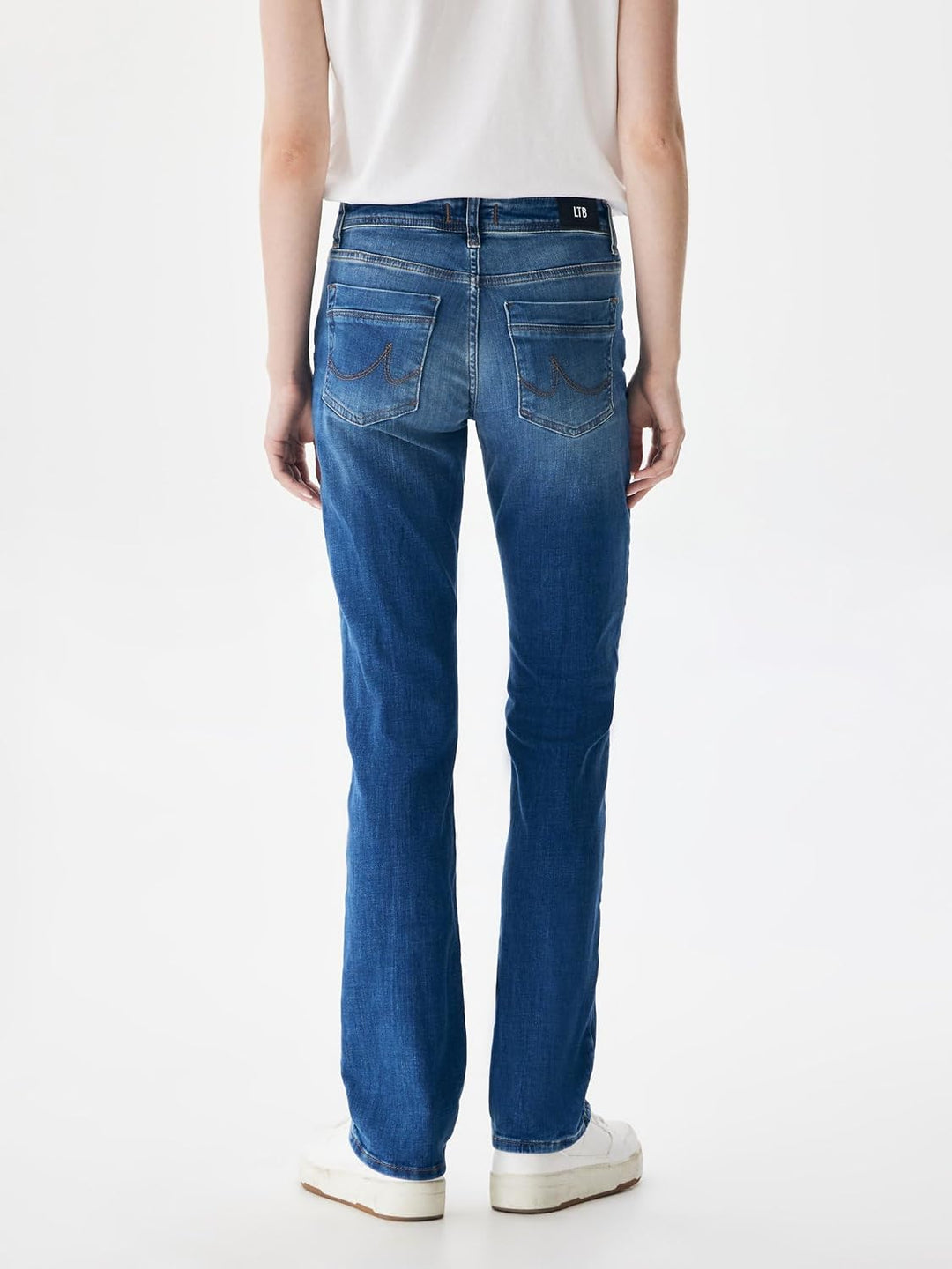 LTB Jeans - Damen - Vilma - Mid Waist - Straight Leg Jeans - Hosen 24W / 32L Angellis Wash 50670, 24
