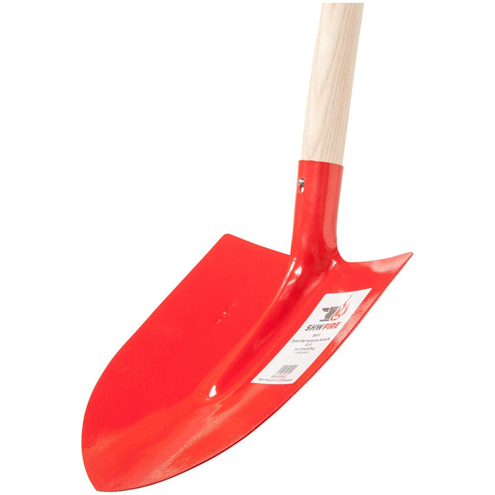 SHW-FIRE Frankfurter Schaufel in Profi-Qualität, 130cm Eschenstiel, ohne Aufbug