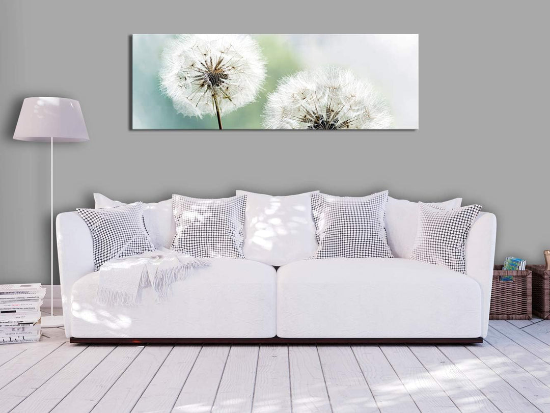murando - Bilder Pusteblume 150x50 cm Vlies Leinwandbild 1 tlg Kunstdruck modern Wandbilder XXL Wand