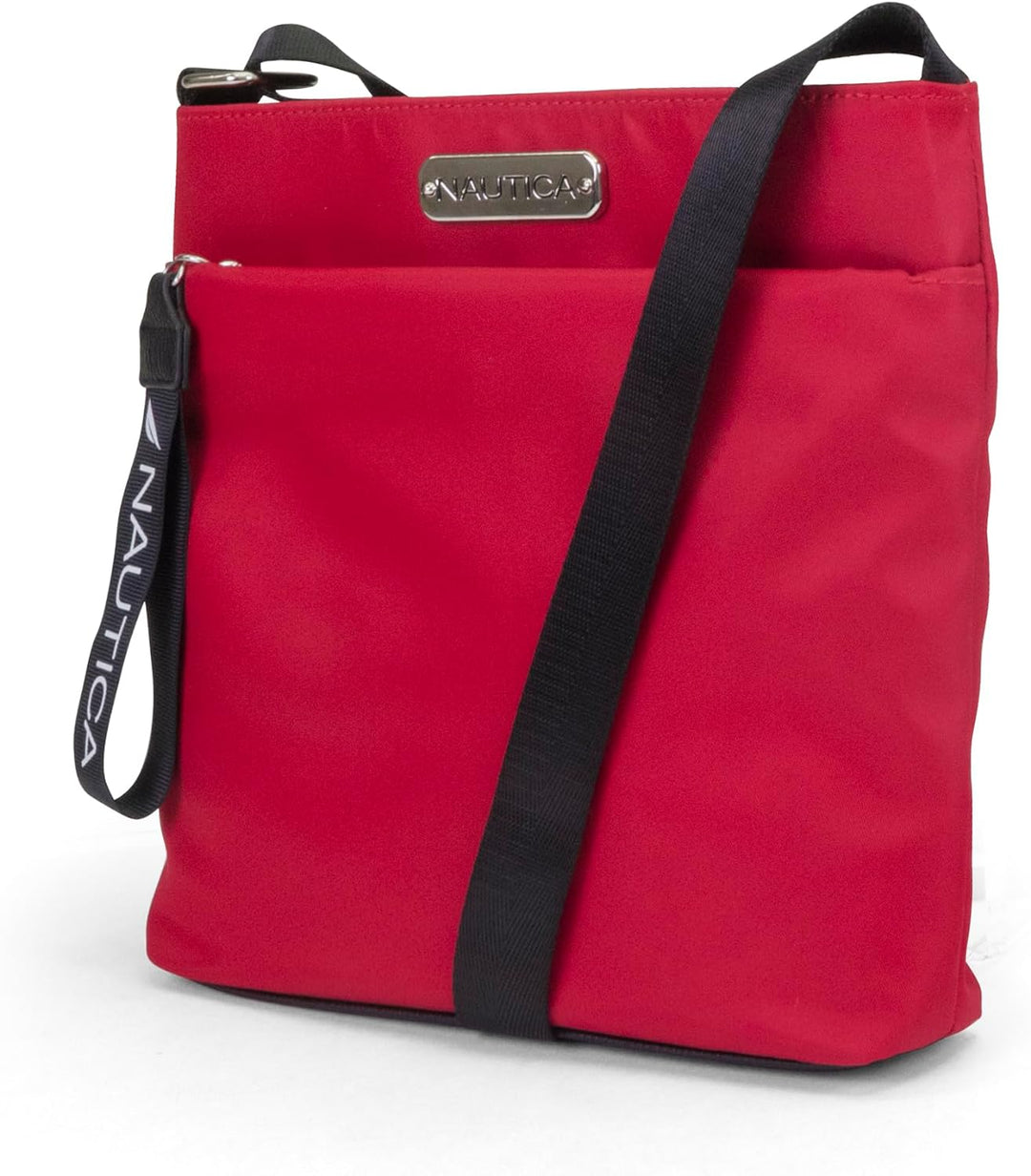 Nautica Damen Diver Nylon Small Womens Crossbody Bag Purse with Adjustable Shoulder Strap Schulterta