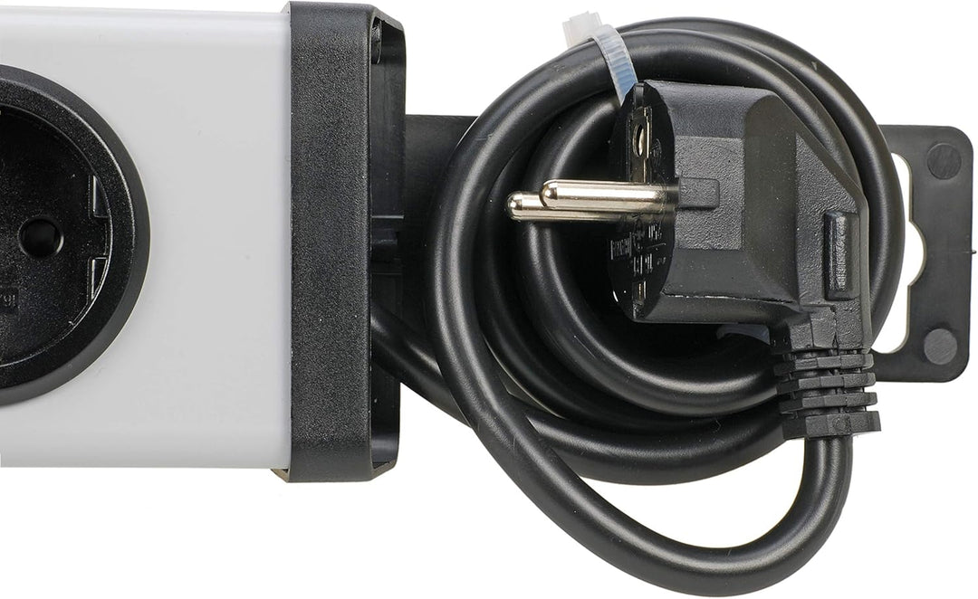 Ehmann 0201x00052303 Steckdosenleiste Universal mit Schalter, 5-Fach, 3 m Zuleitung 5-fach 3 m Zulei