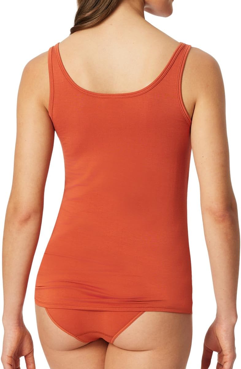 Schiesser Damen Unterhemd Top Trägertop 2er Pack Doppelpack - 162896 4 X Mehrfarbig (919) 36, 4 X Me