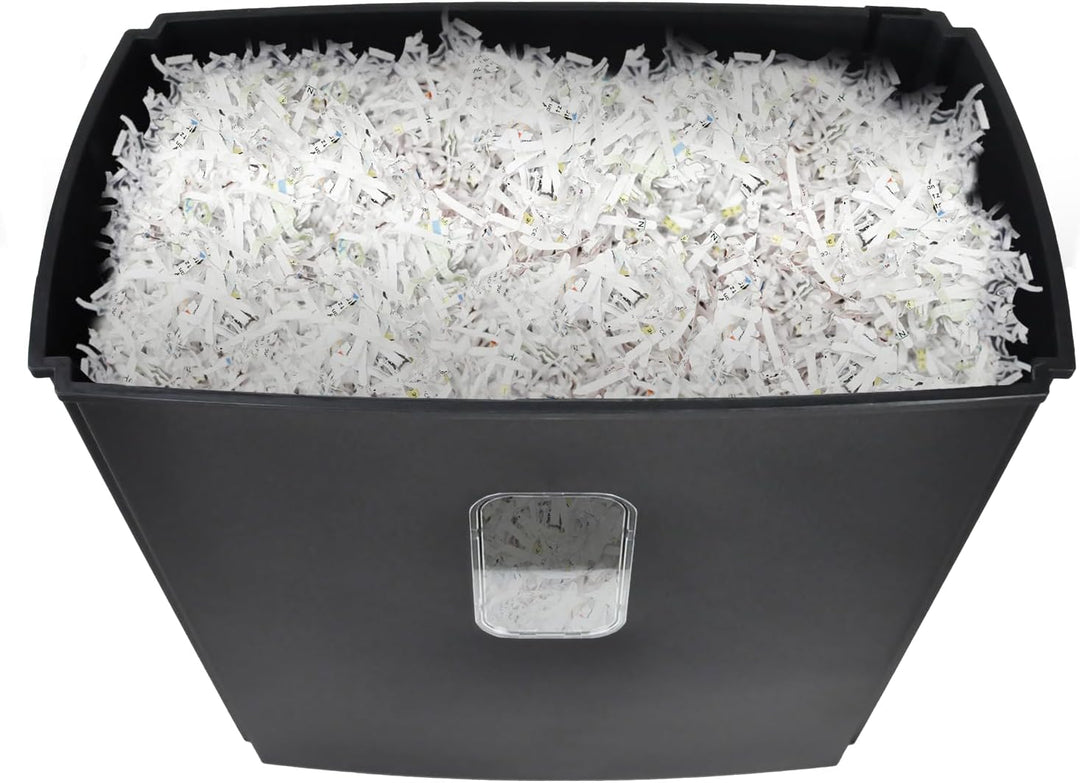 DESQ® Aktenvernichter | 9 Blatt | 4 x 35 mm | P-4 | 15 L | DSGVO konform, 355 x 186 x 322 mm (H x D