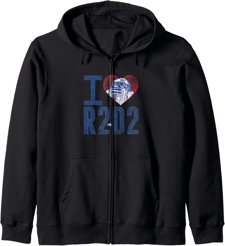 Star Wars I Heart R2-D2 Color Crayon Kapuzenjacke