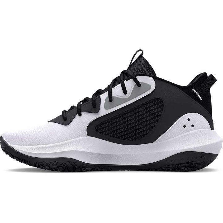 Under Armour Unisex Kinder Ua Gs Lockdown 6 Sneaker 40 EU 101 White Black Black, 40 EU 101 White Bla