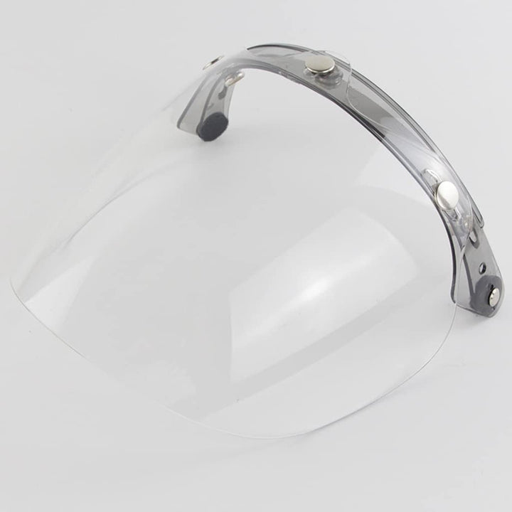 DANLINI Motorradhelme Objektiv, Jethelm Visier 3 Snap Shield Visier Bunt Helm Bubble Visier Motorrad