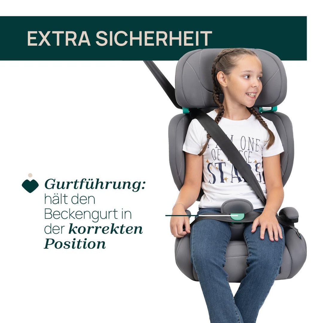 Chicco Quizy Lite i-Size, Kinderautositz 3-12 Jahre (100-150 cm), Gewicht 15-36 kg, einfach einzubau