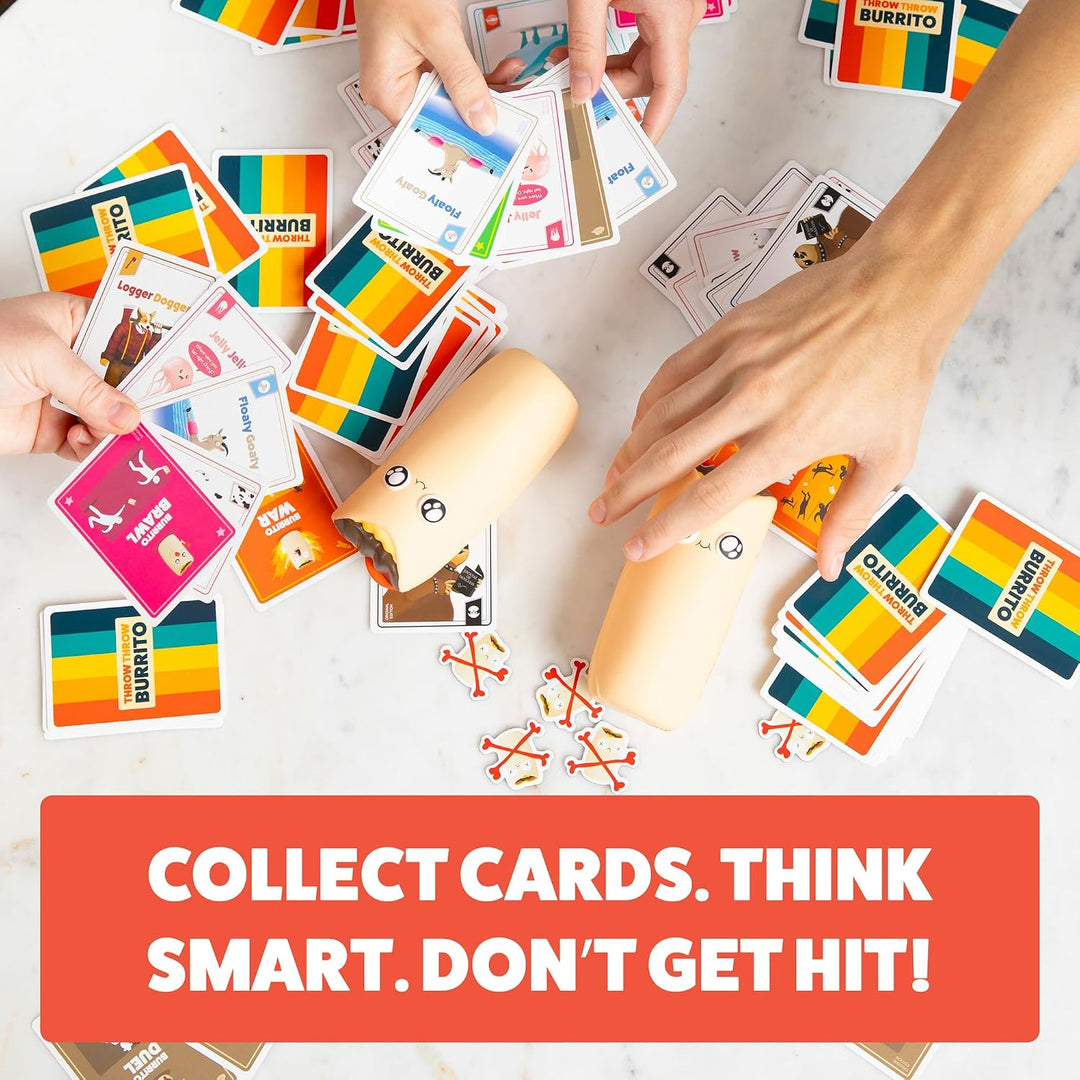 Exploding Kittens - Presents Throw Throw Burrito - A Dodgeball Card Game - Family Card Games for Adu