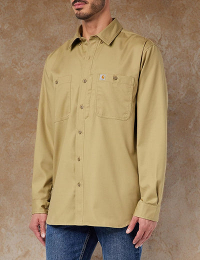 Carhartt Herren Big & Tall Rugged Professional Long Sleeve Work Shirt Button-Down-Arbeitshemd XXL Gr
