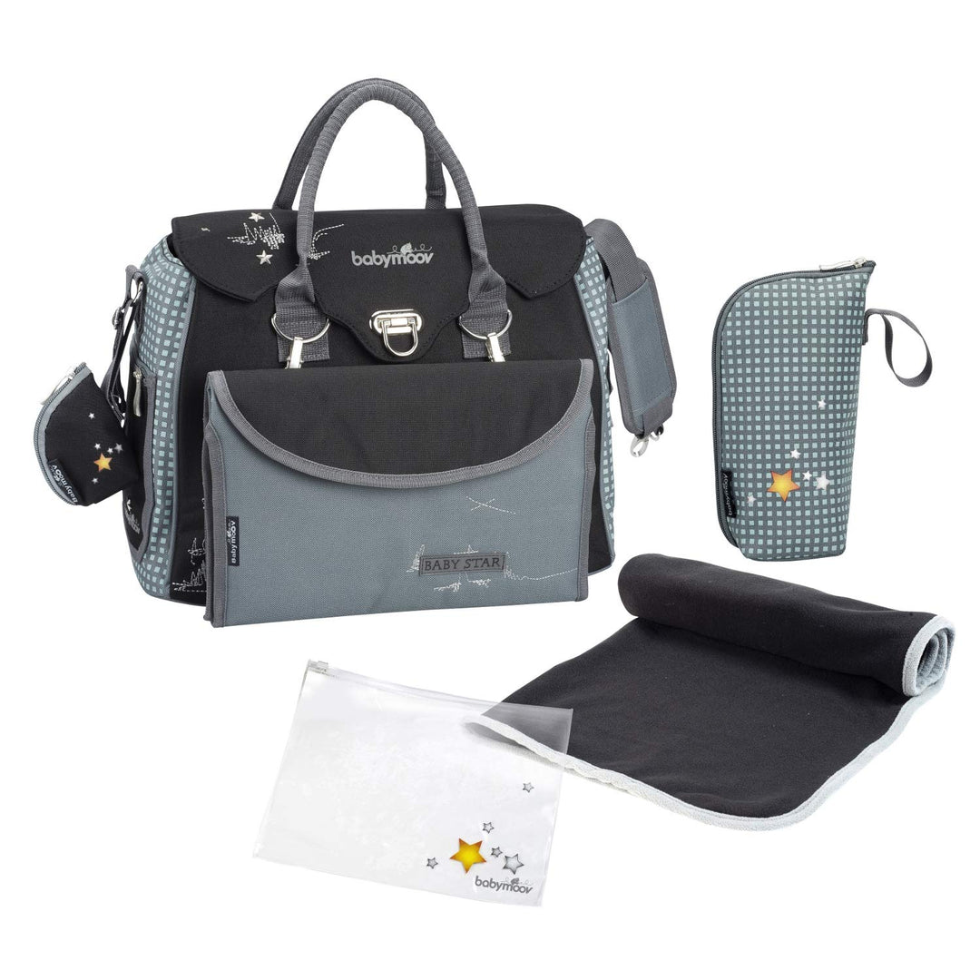 Babymoov Wickeltasche Baby Star Grau, Grau