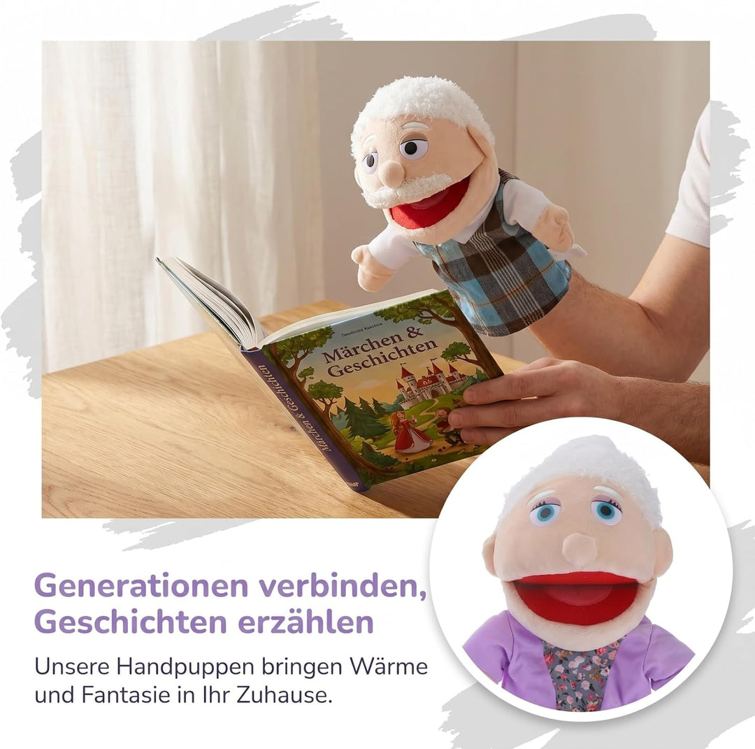 Toyvian 2st Charakter-handpuppe Geschichtenerzählende Fingerpuppe Spielzeug Fingerpuppen Puppengesch