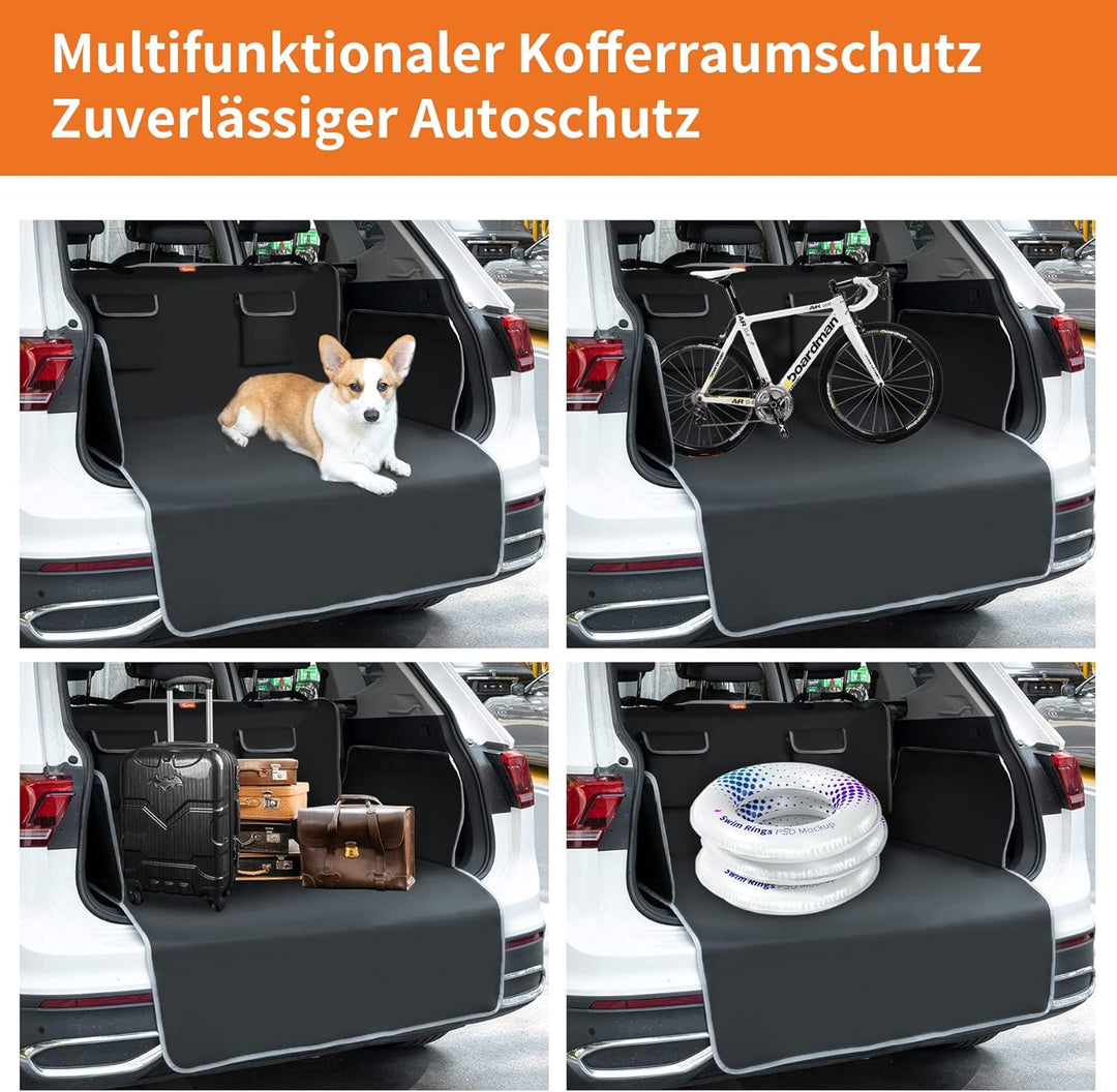 Toozey Kofferraumschutz Hund mit Seitenschutz - Universal Auto Kofferraum Hundedecke - Wasserdicht,