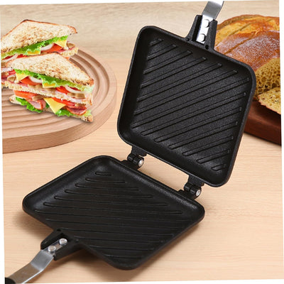 Sandwich Presse, gerösteter Sandwichhersteller Nicht-Stick-Camping-Toaster Schnellheizteastie-Herste