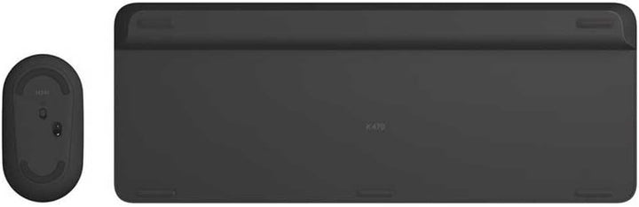 Logitech MK470 Slim Combo Kabelloses Tastatur-Maus-Set, 2.4 GHz Verbindung via Nano-USB-Empfänger, 1