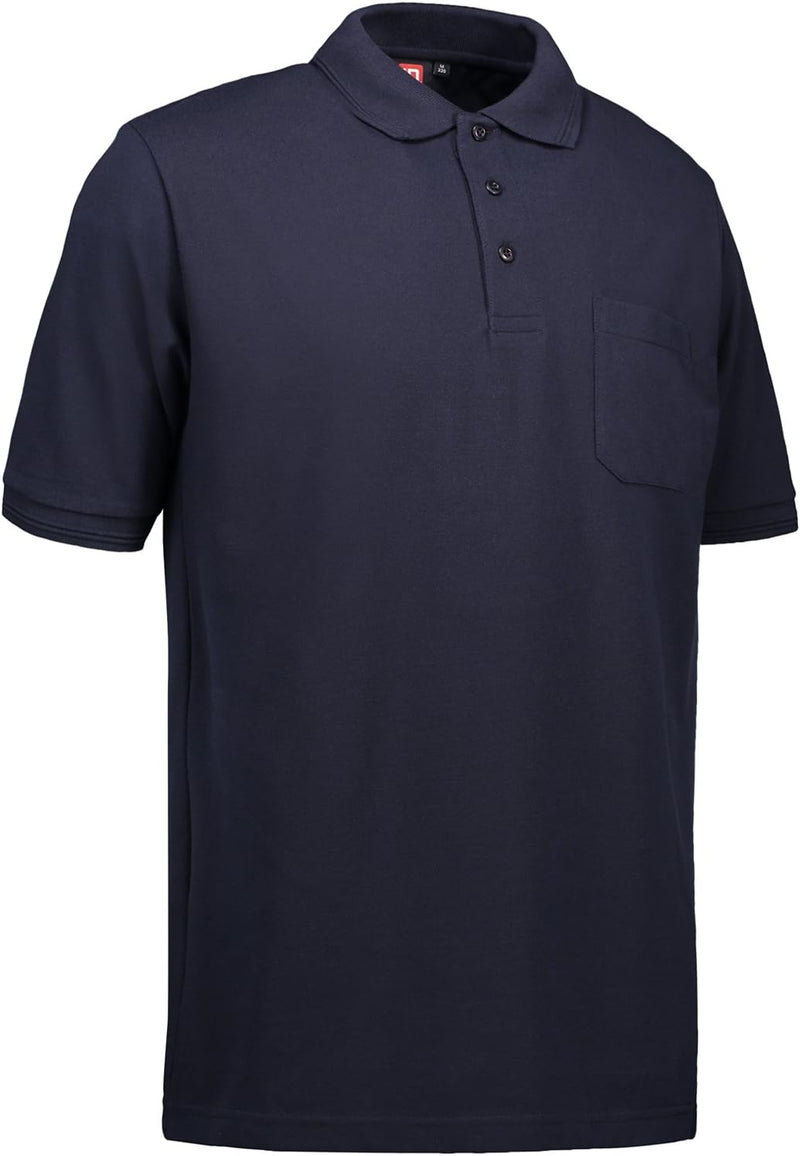 Pionier 41078-M Poloshirt "320 Pro Wear" mit Tasche Grösse in marineblau, M