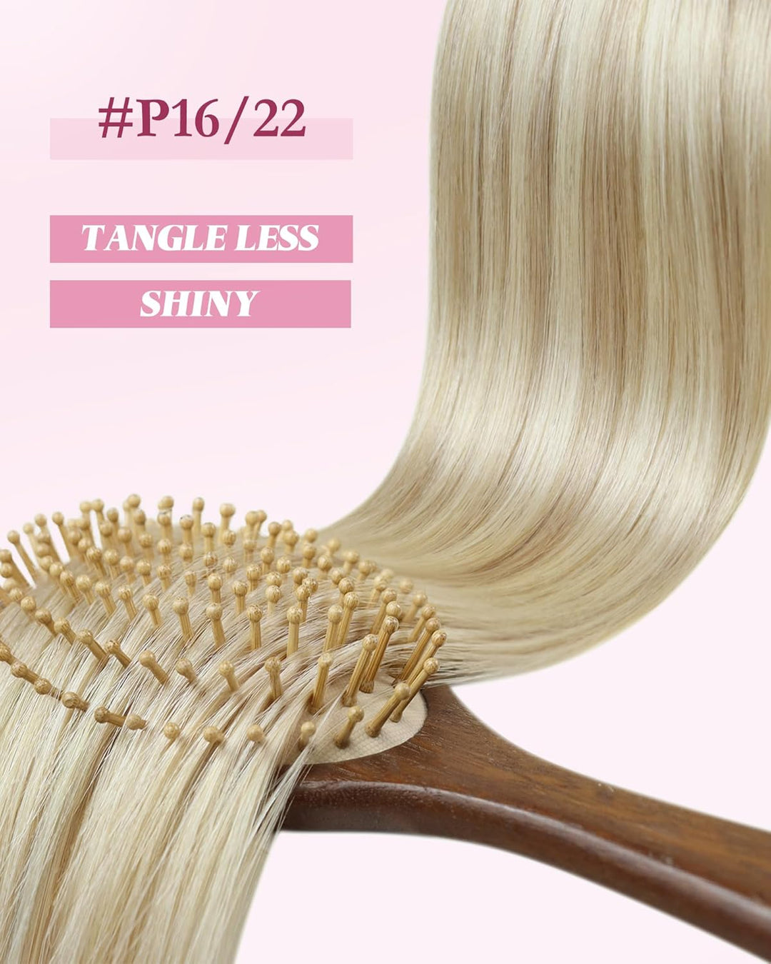 YoungSee Microring Extensions Echthaar 1g Blond Microring Extensions Goldblong bis Blond Microring H