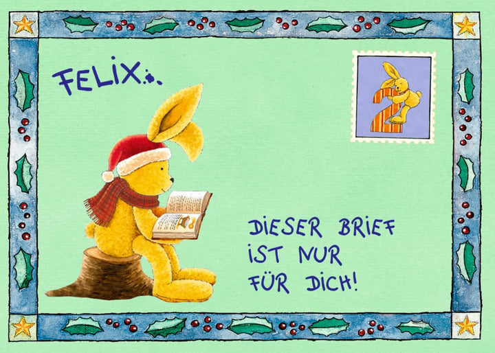 Brief-Adventskalenderbuch – 24 Adventsbriefe von Felix: Mit 24 echten Briefen, Kalender