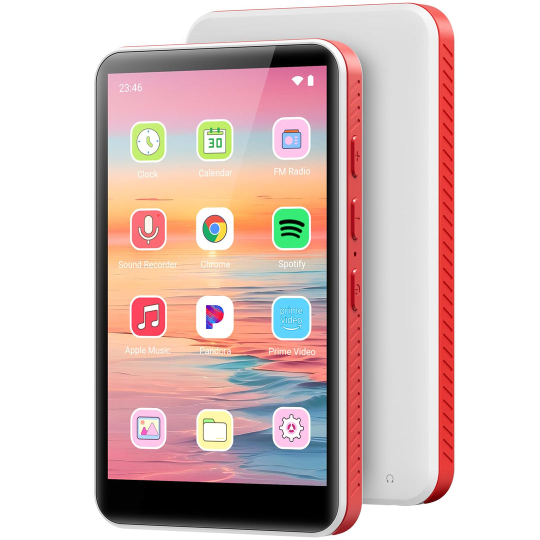 192GB MP3 Player mit Bluetooth und WiFi, Android 13.0, RAM:4GB, 4.0" HD MP4 Player Touchscreen und L