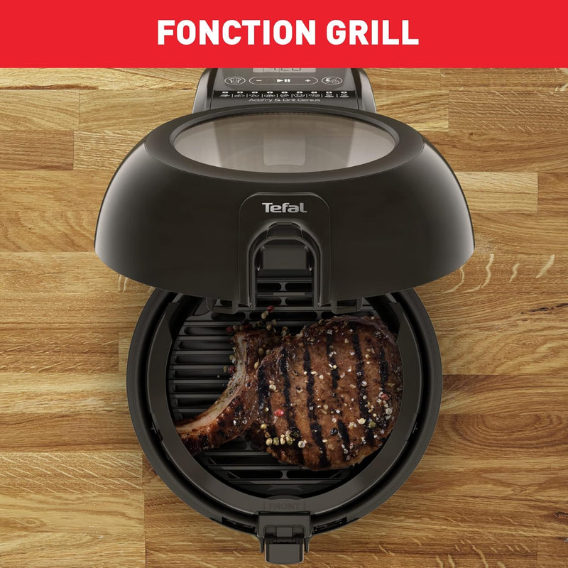 Tefal FZ7758 ActiFry & Grill Genius Heissluftfritteuse | inkl. Grillrost | automatischer Rührarm | 9