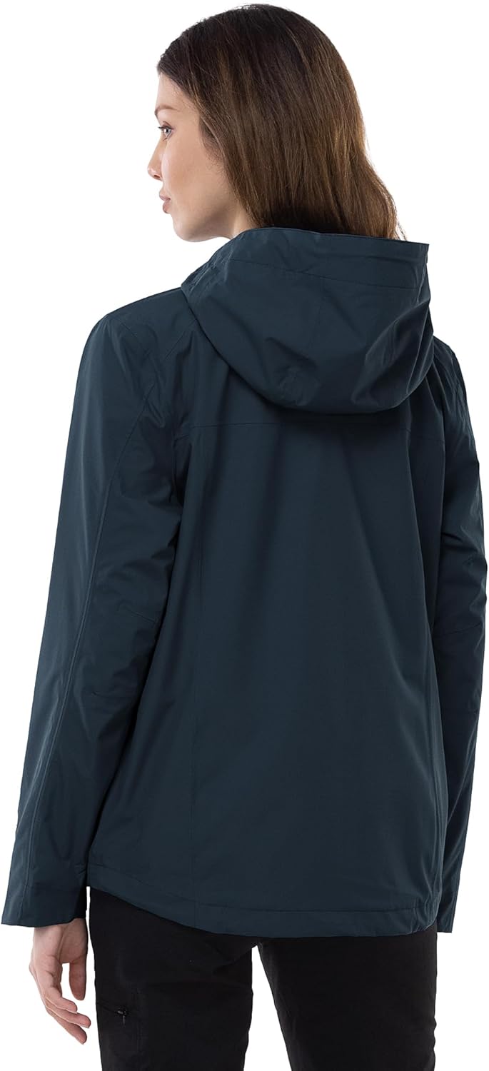 Outdoor Ventures Damen Regenjacke 10000MM Wasserdicht Leichte Gefüttert Packbar Sportjacke Funktions