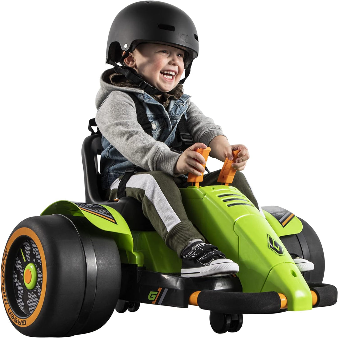 Huffy Green Machine 360 6 V Batteriebetriebene Kinder Fahren auf Spielspass und, 19901W, grün, Kids