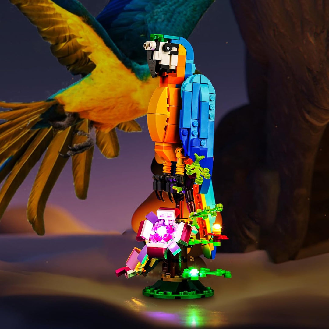 Led Licht Set Kompatibel mit Lego Exotic Parrot 31136 (Kein Modell), Dekorationsbeleuchtungsset Comp