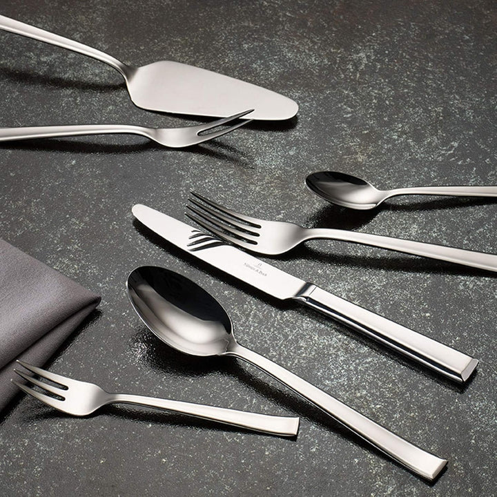 Villeroy & Boch Victor Tafelbesteck/pflegeleichtes Besteck Set aus poliertem, rostfreiem Edelstahl/g