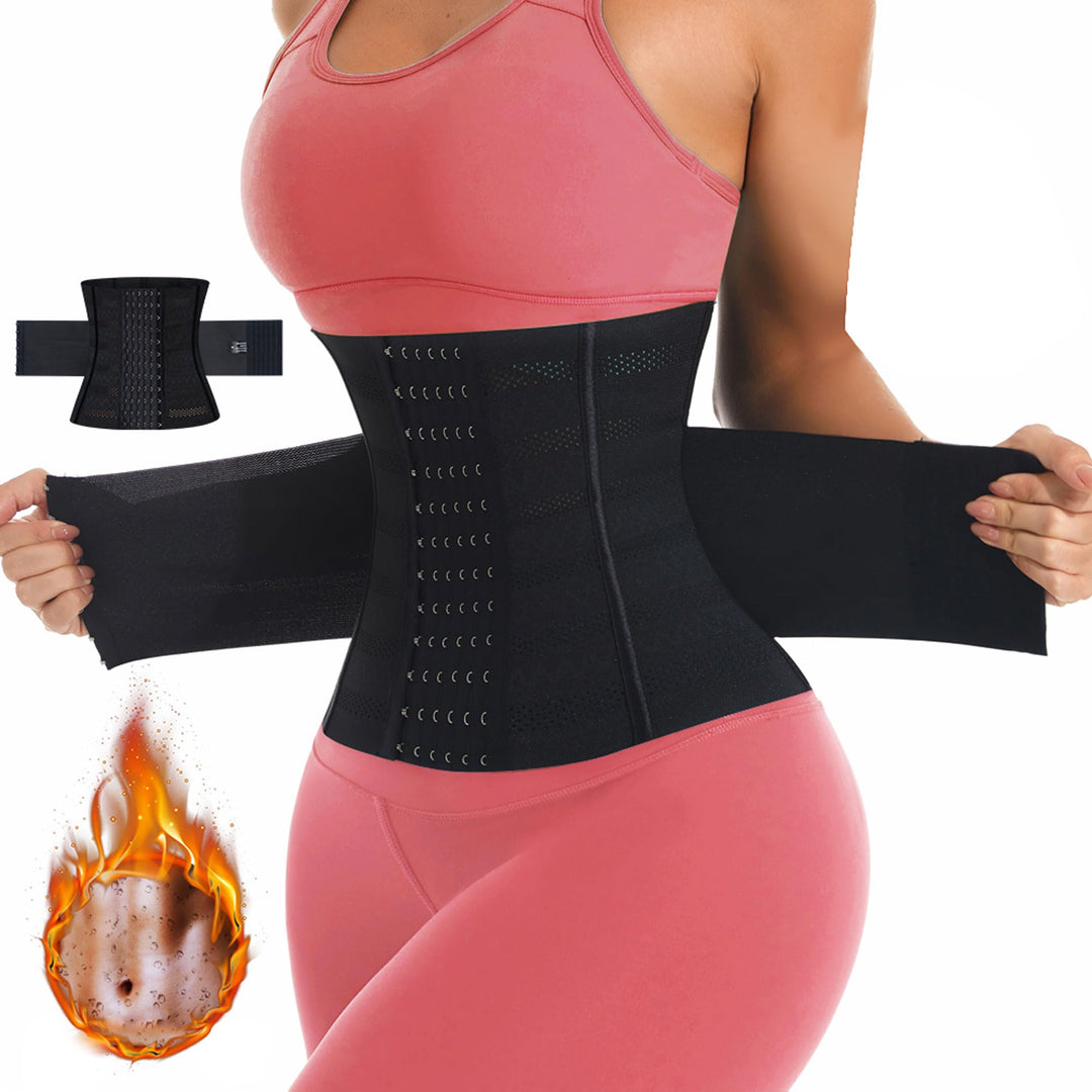 Bauchweggürtel Gürtel Verstellbarer Taille Cincher Taillenmieder für Fitnesstraining Damen Herren Fi