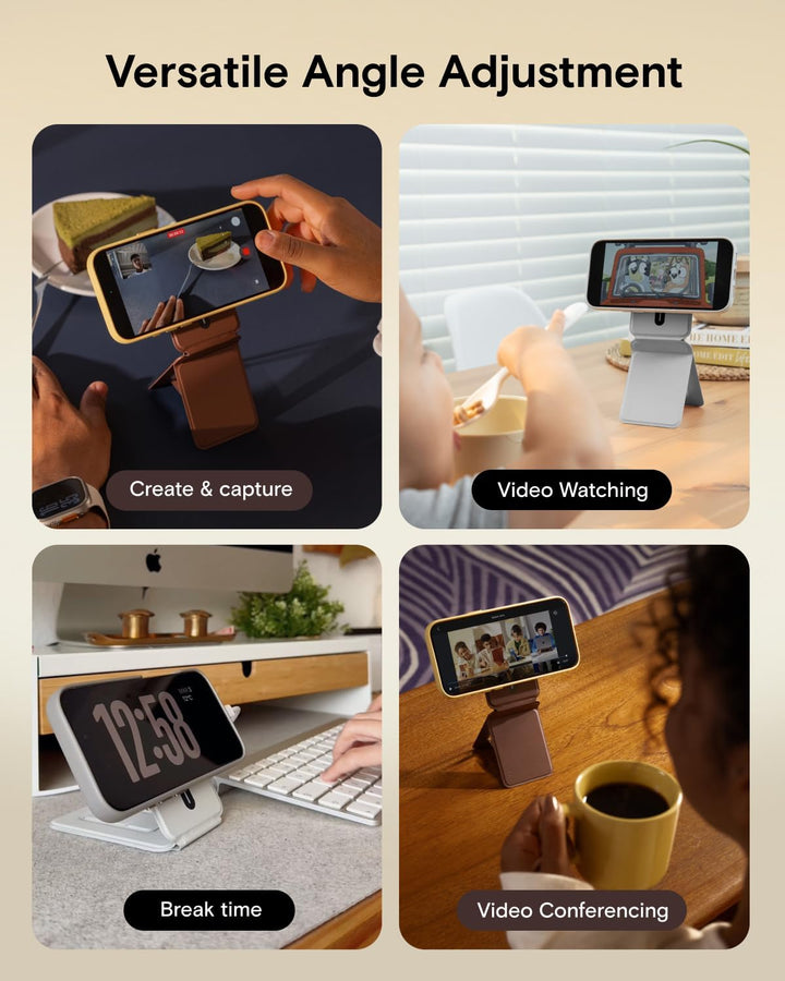 MOFT Magnetischer Wallet Ständer für iPhone 17/16/15/14/13/12 Serie Kompatibel mit Magsafe, MOVAS Ve