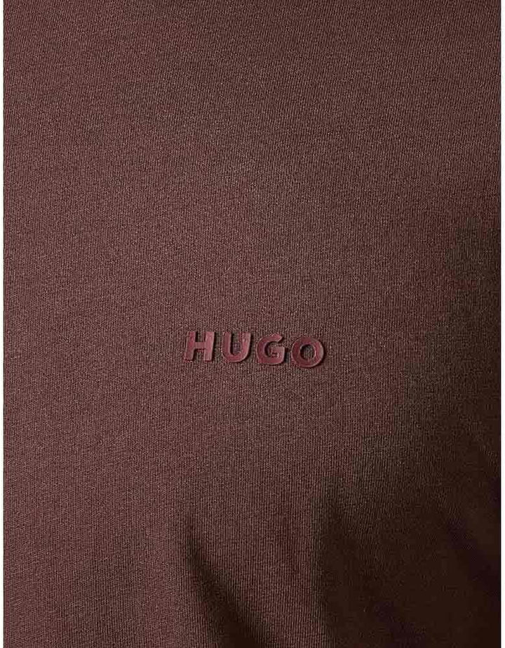 HUGO Herren T-Shirt XXL Dark Brown201, XXL Dark Brown201