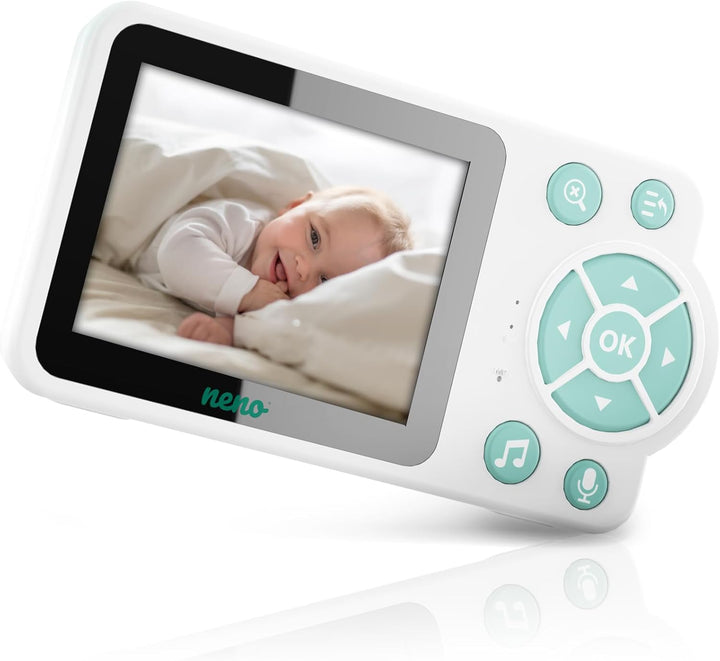 NENO Bambino Baby Monitor – elektronisches Babyphone mit Empfänger - Nachmodus - Alarmfunktion - Lul