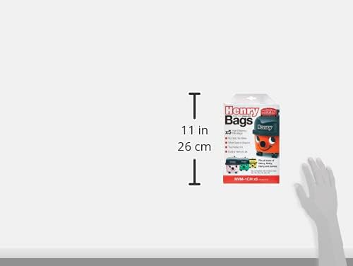 Henry NVM-1CH Staubfilterbeutel 5 Stück weiss 5 Count, 5 Count