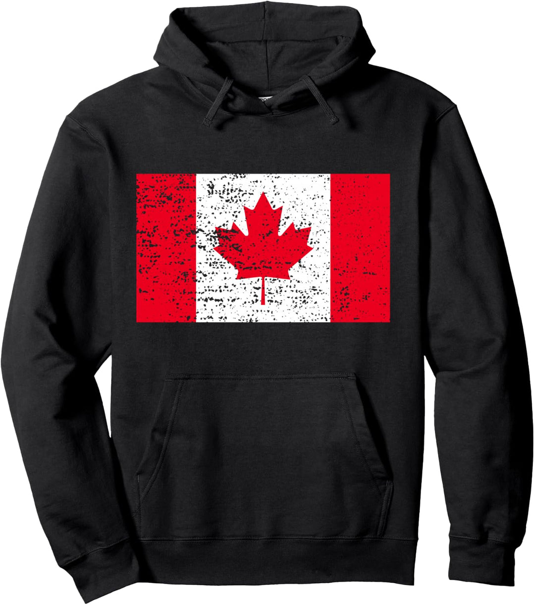 Canada Kanadische Flagge Ahornblatt Blatt Stolz Kanadisches Pullover Hoodie