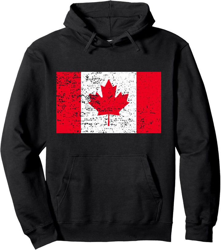Canada Kanadische Flagge Ahornblatt Blatt Stolz Kanadisches Pullover Hoodie