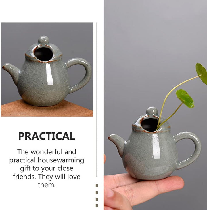 BESPORTBLE Kunstpflanze 6 Stücke Keramik Set Mini Dekorative Moderne Blumenvase Einzelne Flasche Vin