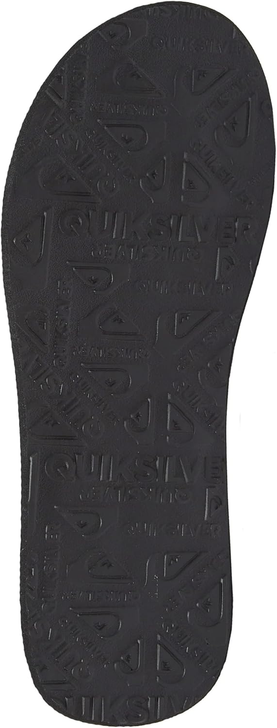Quiksilver Carver Suede 3-Punkt Flip Flop Sandale, Braun Blau Rot, 43 EU 38 EU Solid Black, 38 EU So