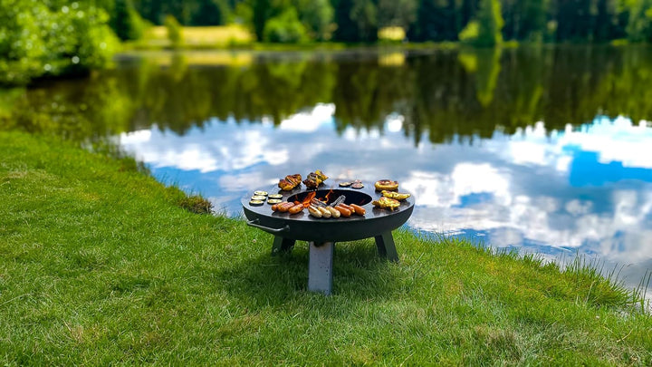 SOUK ONE Plancha Ø 60 cm Feuerring Feuerplatte Grillring für Feuerschale, Feuertonne - Grillplatte a