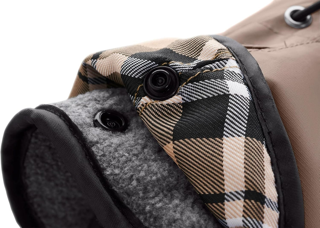 HUNTER UPPSALA Hundemantel, wasserabweisend, reflektierend, 55, taupe taupe 55, taupe 55