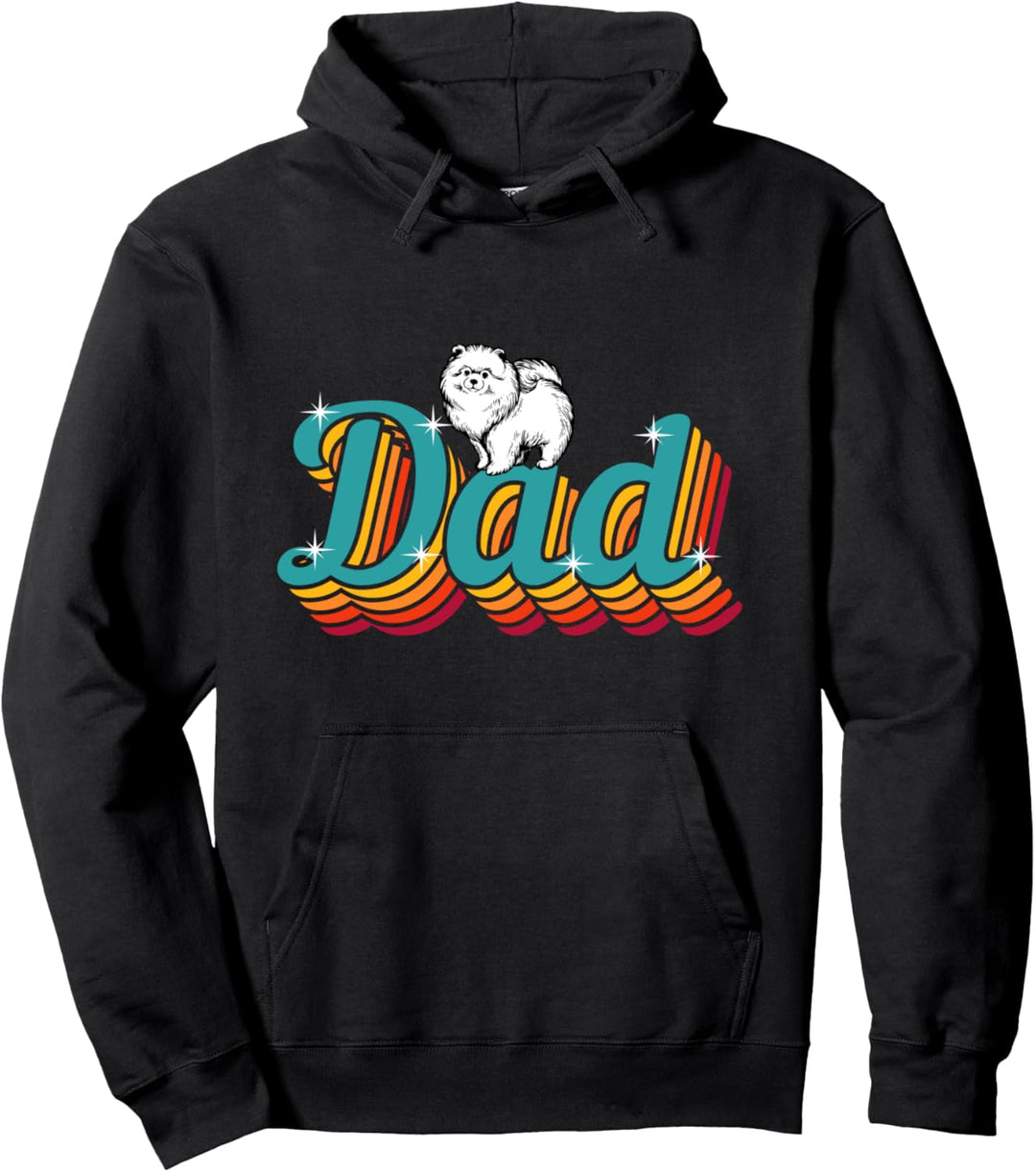 Pomeranian Dad - Cool Pomchi Dad Tee For Pom Father's Owners Pullover Hoodie