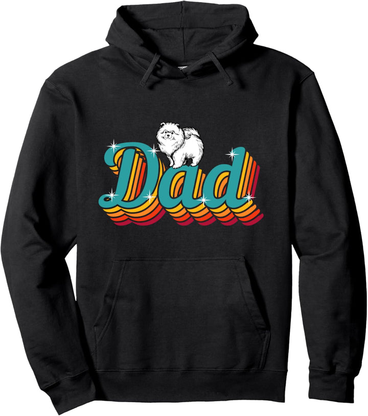 Pomeranian Dad - Cool Pomchi Dad Tee For Pom Father's Owners Pullover Hoodie