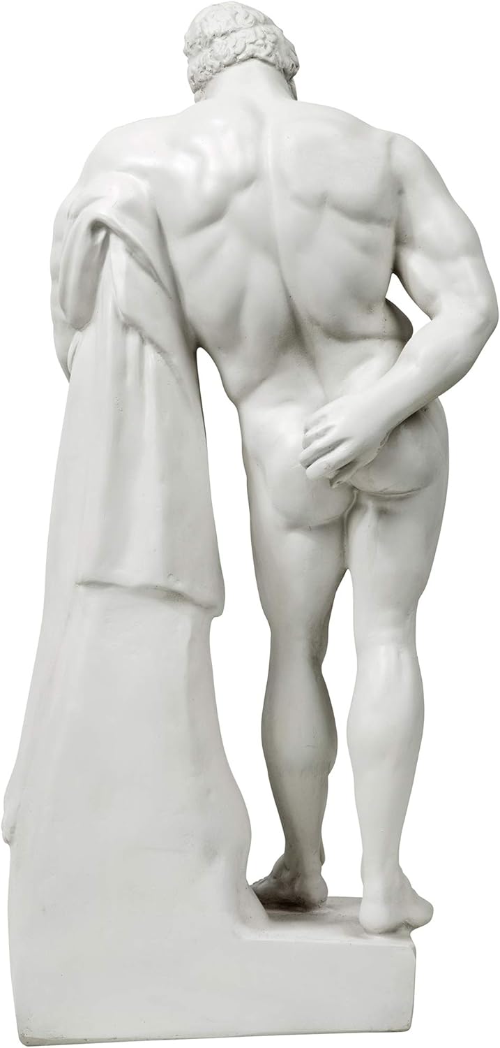 Design Toscano Herkules-Statue von Farnese, 28 x 38 x 76 cm Large Single, Large Single