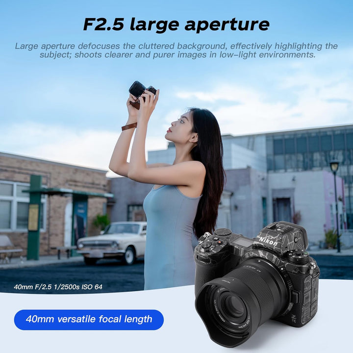 VILTROX 40mm F2.5 Full-Frame STM Autofokus Objektive für Nikon Z Mount Kamera Objektive Camera Lense