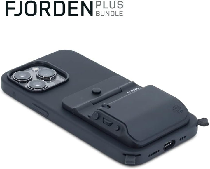FJORDEN Plus Bundle für iPhone 14 Pro – inklusive Kameragriff Handyhülle (Kompatibel mit MagSafe) –