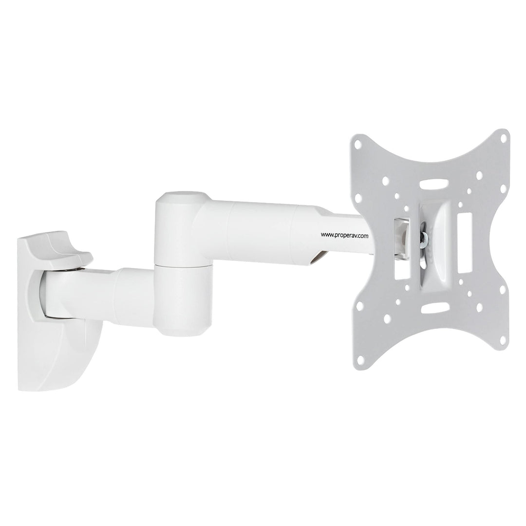 ProperAV Schwenkarm Tilt & Swivel 23-43" bis 30 kg TV-Halterung - Weiss, weiss