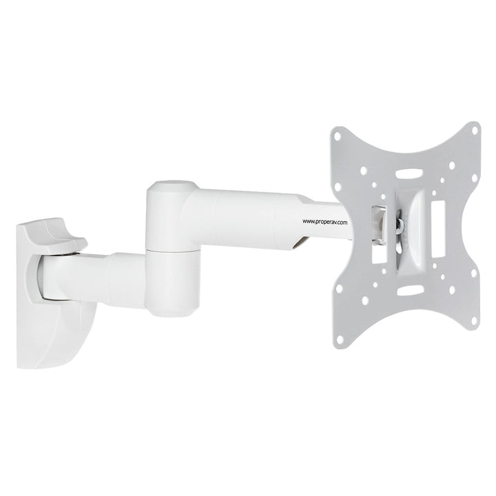 ProperAV Schwenkarm Tilt & Swivel 23-43" bis 30 kg TV-Halterung - Weiss, weiss